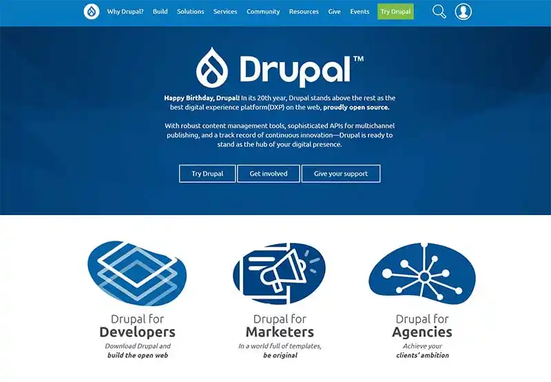 Acheter de  site Drupal